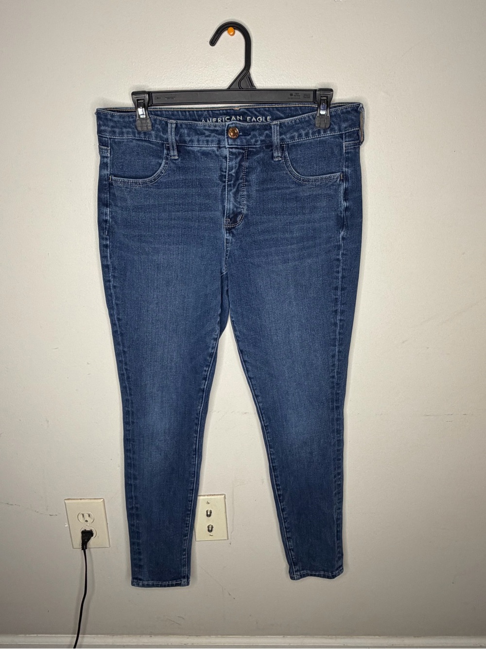 American Eagle Outfitters Women's Medium Dark Blue Skinny Jeans
